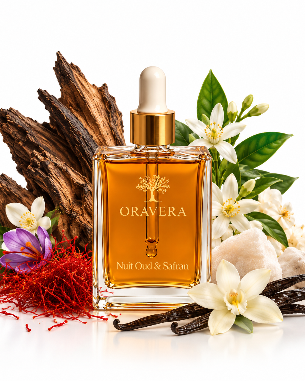 Nuit Oud & Safran Elixir — Maison Oravera